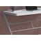 Monarch Specialties Computer Desk, Home Office, Laptop, 48"L, Work, Metal, Laminate, White, Grey, Contemporary, Modern I 7372 - alternate 4